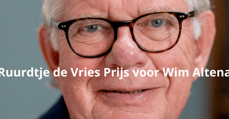 Ruurdtje de Vries Prijs voor Wim Altena